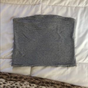 Brandy Melville strapless crop top